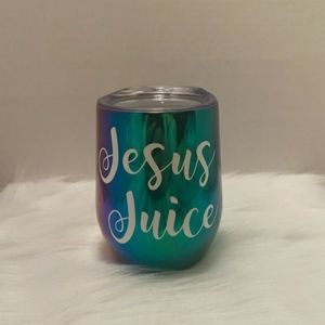 Handmade Inspirational Jesus Juice Tumbler